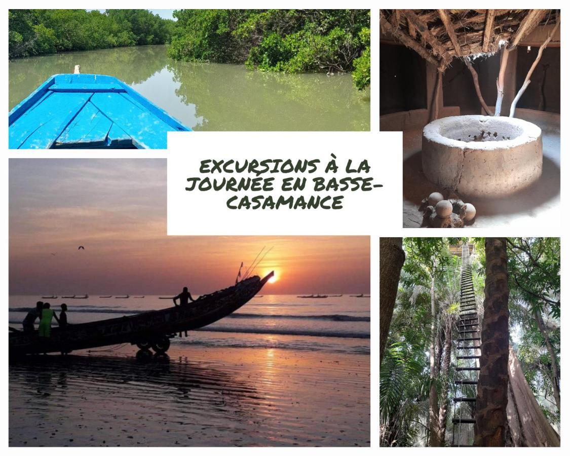 Appartement Familial Spacieux Avec Climatisation Ziguinchor Luaran gambar